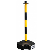 Słupek przestawny 90 cm, podstawa plastikowa do 6 kg