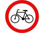 Znak B-9 - zakaz wjazdu rowerów