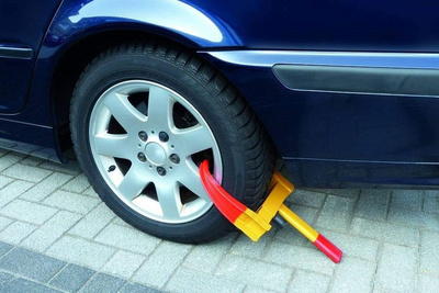 Blokada na koło samochodowe - Klips