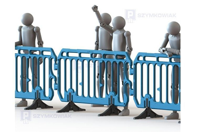 Barierka wygrodzeniowa BOSS TWS BLUE