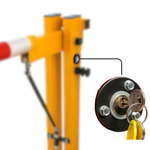 Zamek do szlabanu ręcznego 