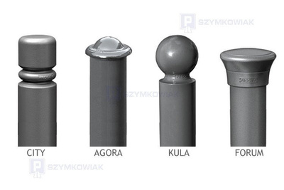 Stojak rowerowy jednostronny DECOR - 6 miejsc