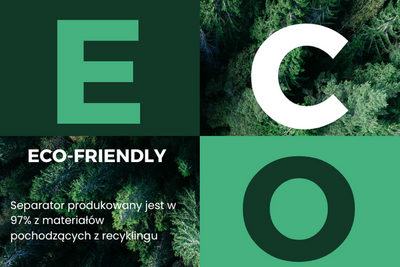 Ogranicznik parkingowy Eco - pod 1 koło