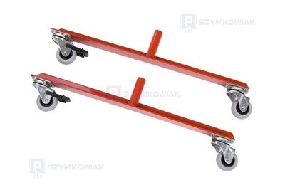 Zapora nożycowa na kółkach