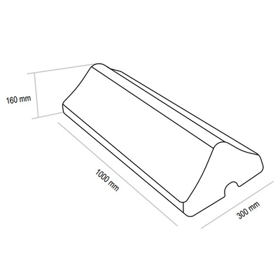 Ogranicznik parkingowy dla aut ciężarowych