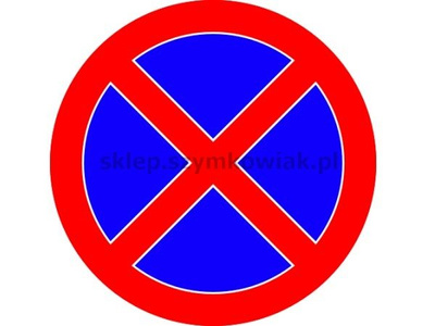 Znak B-36 - zakaz zatrzymywania się
