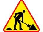 Znak A-14 - roboty na drodze
