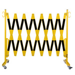 Zapora nożycowa na kółkach