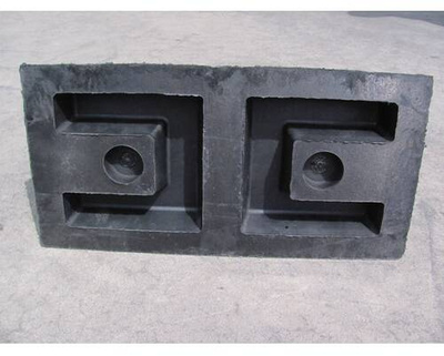 Odbój gumowy EPDM 500x250x100; rozstaw 320